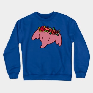 Flower Crown Elephant Crewneck Sweatshirt